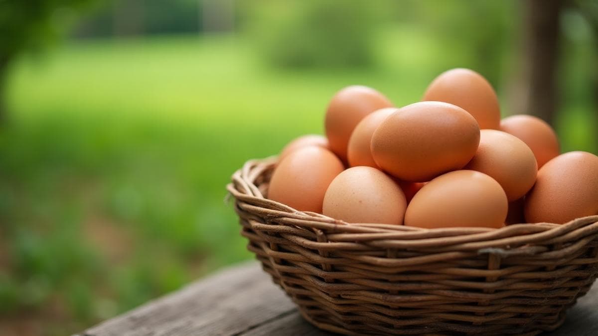 Fresh farm eggs